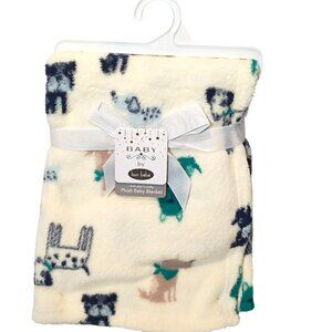 Baby By Bon Bebe Puppy Dog Security Lovey Blanket 30" X 36" NEW